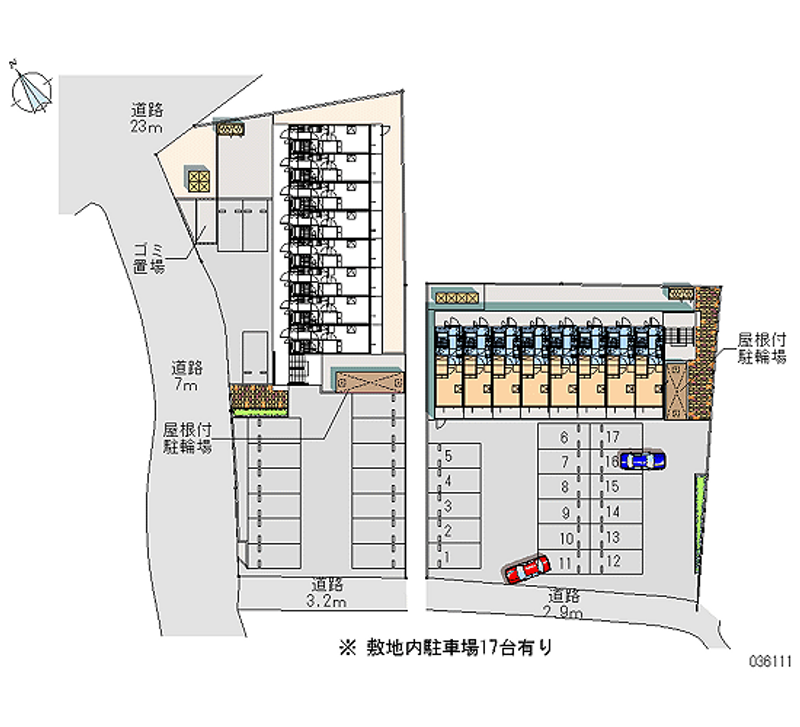 36111 Monthly parking lot