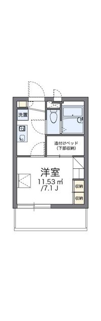 レオパレスＳ　Ｋ 間取り図