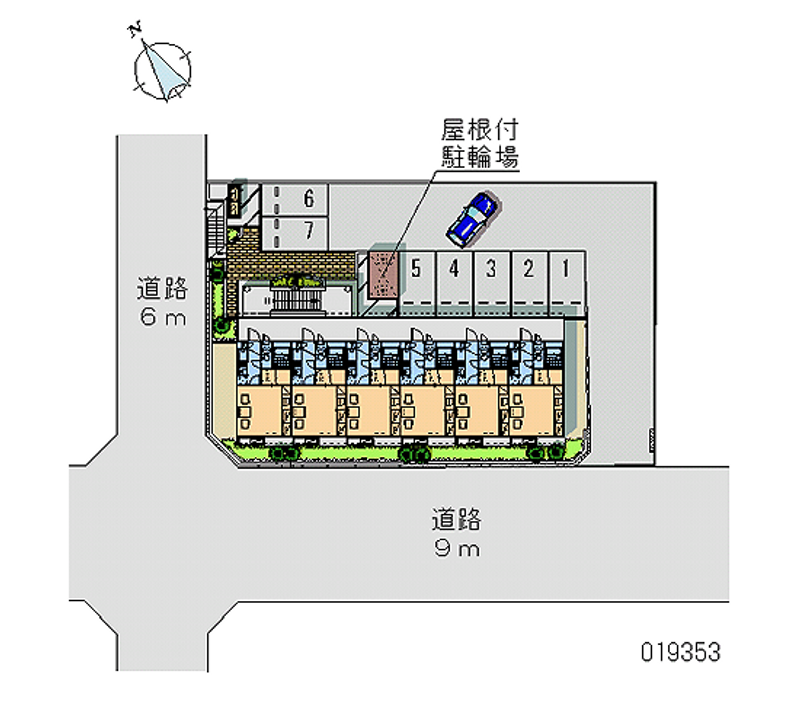 19353月租停车场