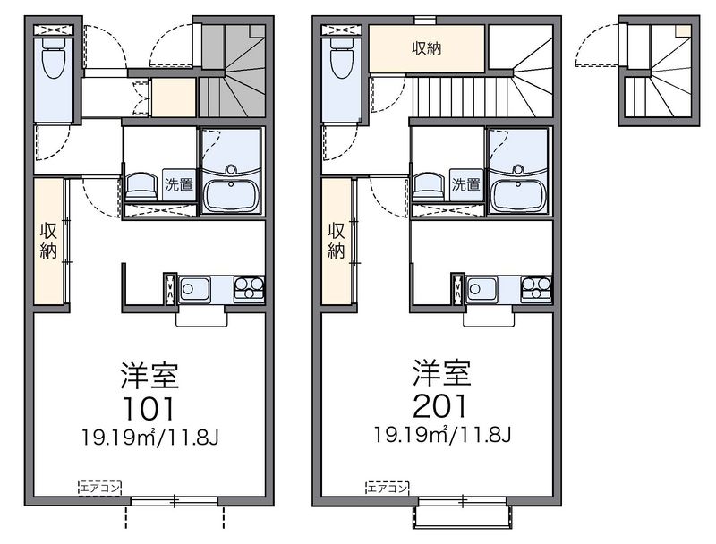 レオネクストプティボヌール 間取図