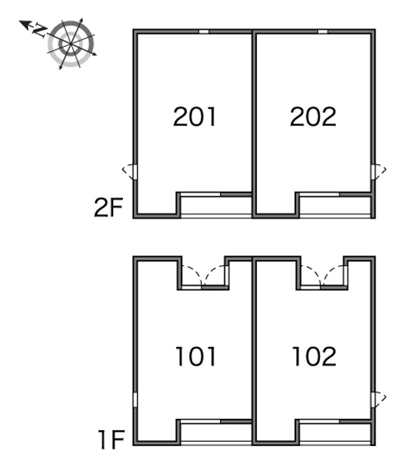 レオネクスト朝陽Ⅱ 間取り配置図