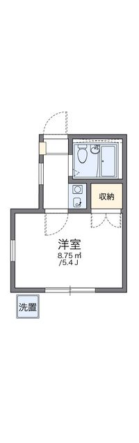 レオパレスアミ 間取り図