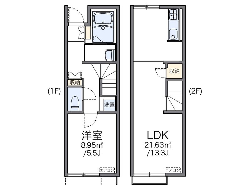 レオネクストＦＲＥＥＤＯＭ 間取図