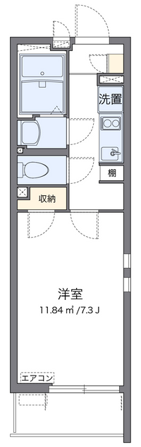 クレイノ城山Ⅲ 間取り図