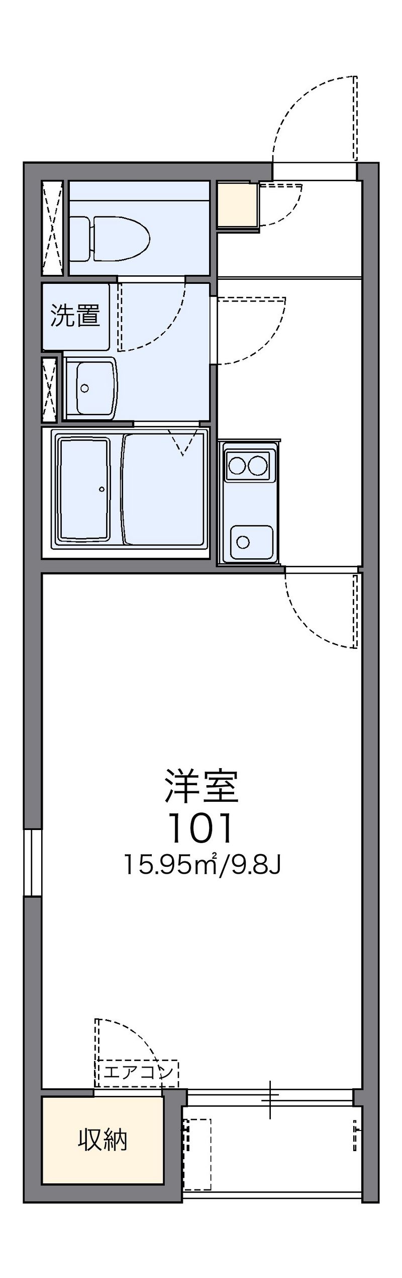 レオネクスト朝陽 間取図