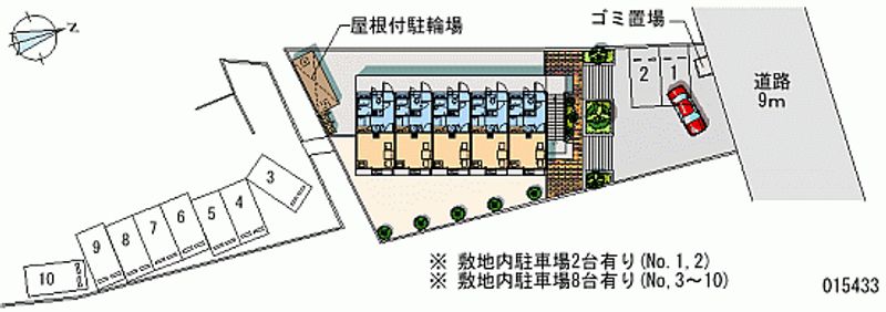 レオパレスＫ’ＳⅡ 月極駐車場