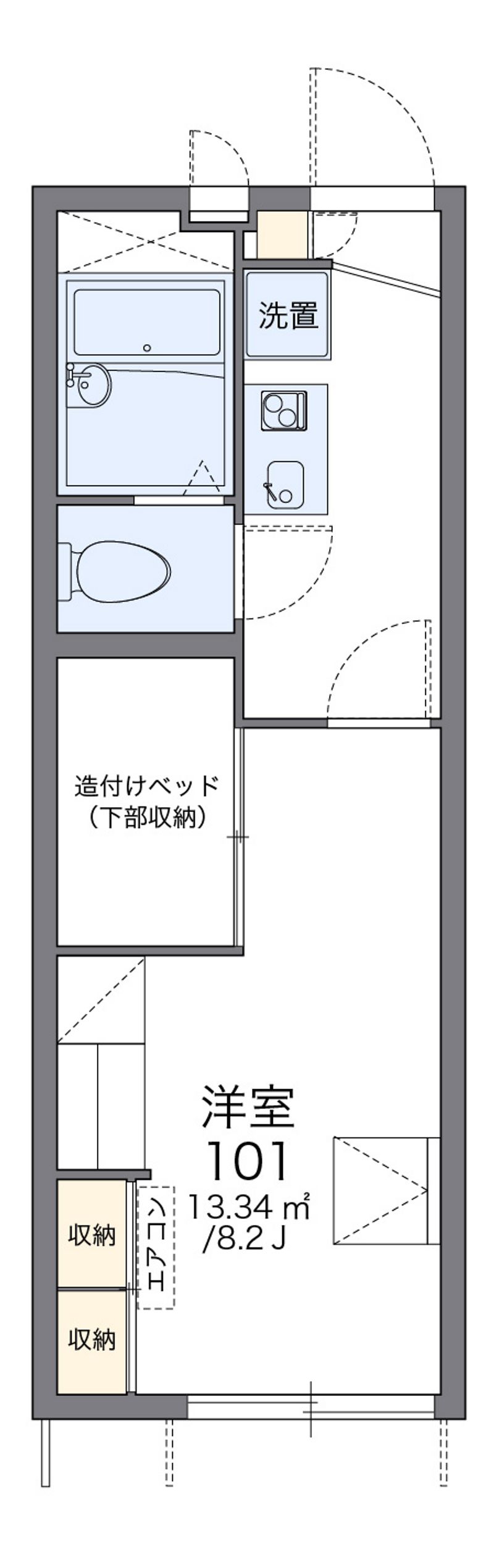 レオパレスフィオーレ 間取り