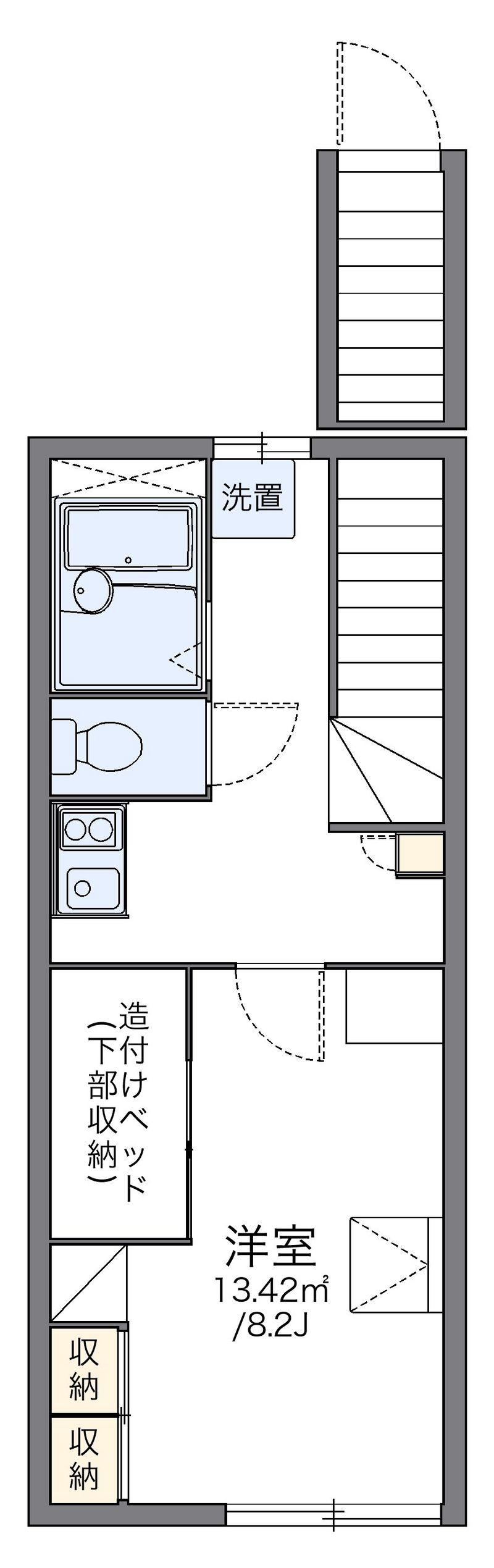 レオパレスウィング 間取図