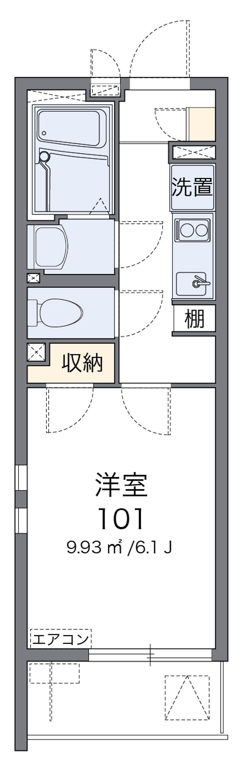 クレイノピングミチマジオ 間取図