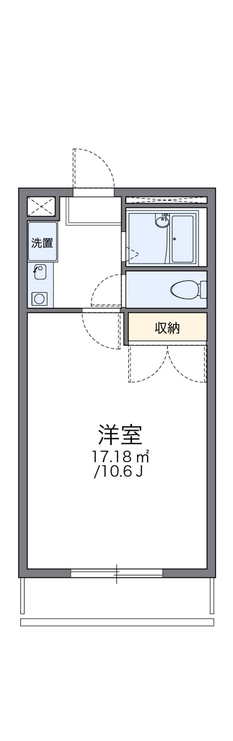 レオパレス若宮 間取図