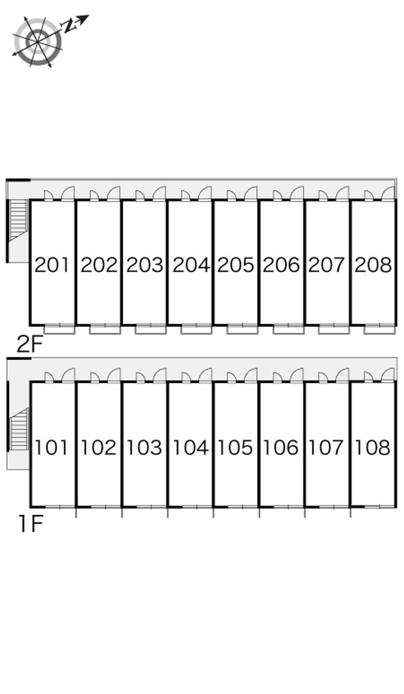 レオパレスネイティブ 間取配置図