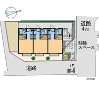 レオパレス植田 区画図