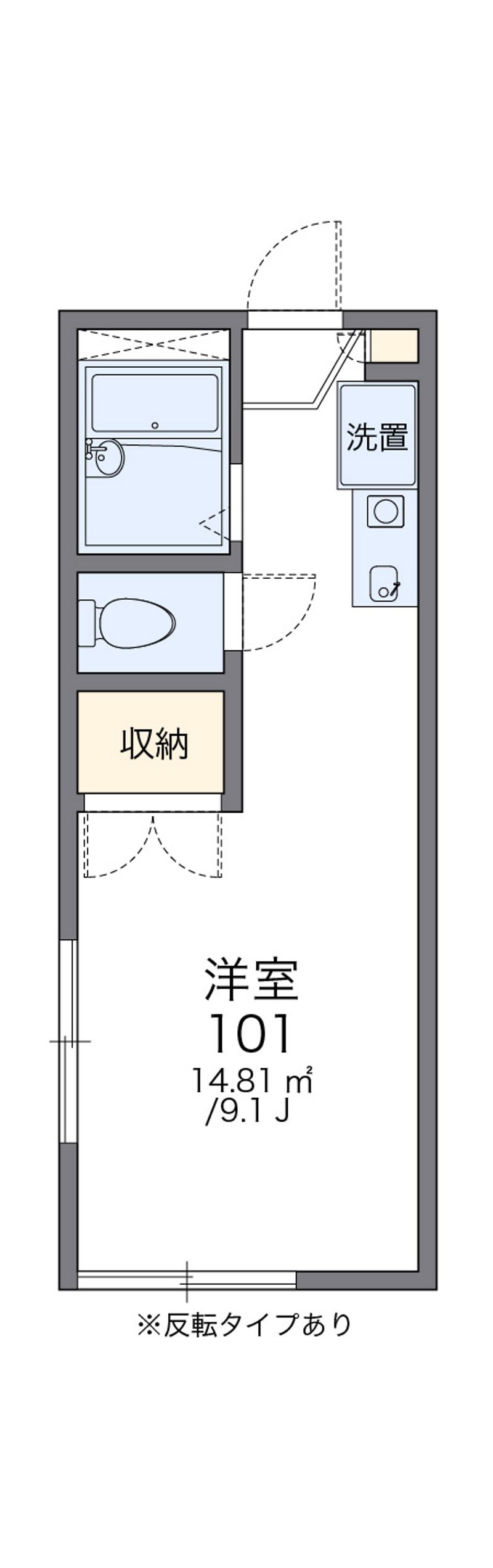 レオパレスこやなぎ 間取図