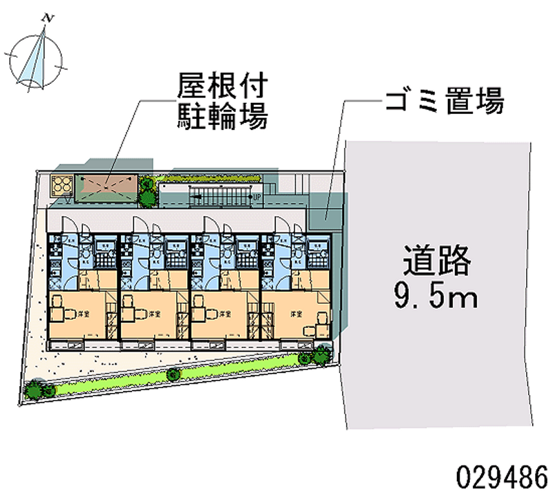 レオパレスエム 区画図