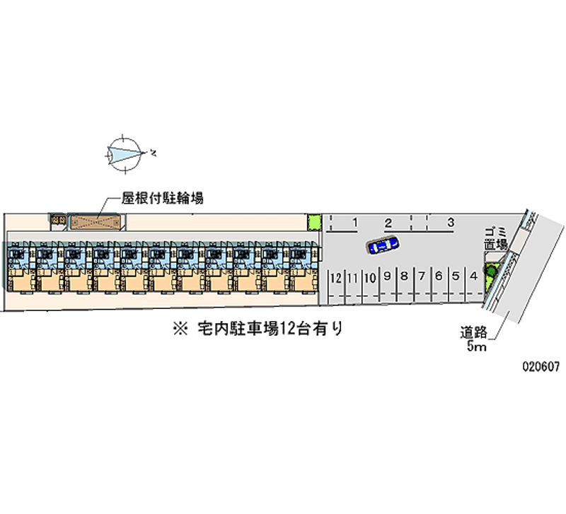 レオパレス南岩国 月極駐車場