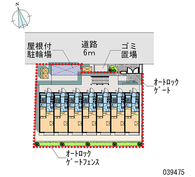 レオパレスルーナ 区画図