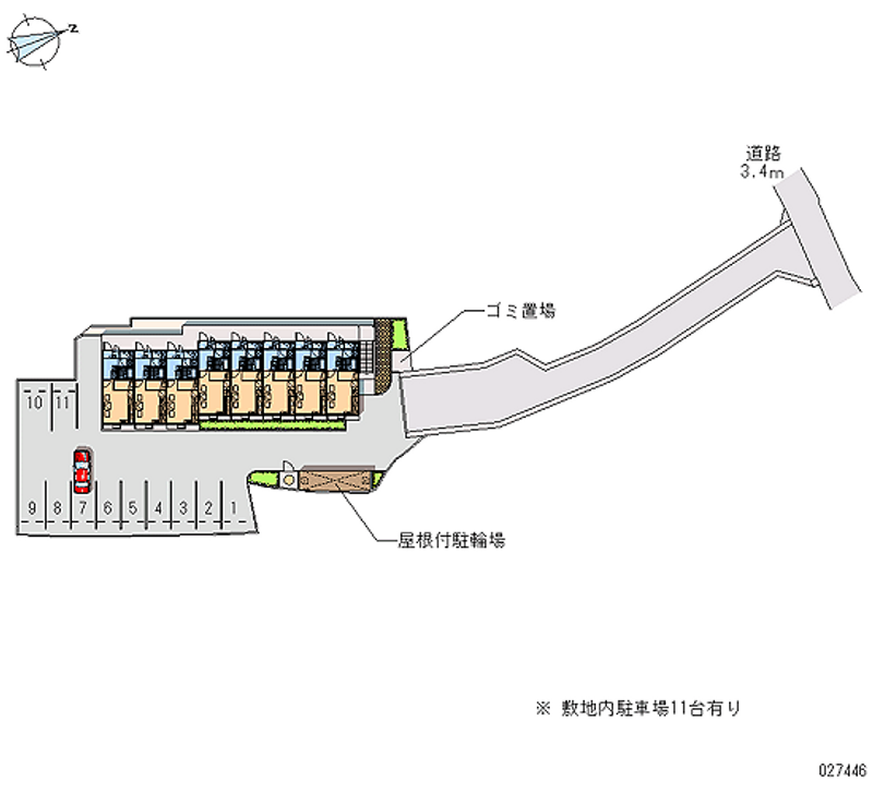 レオパレスアンジュール 共用部分