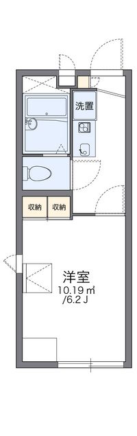 レオパレス平和台 間取り図