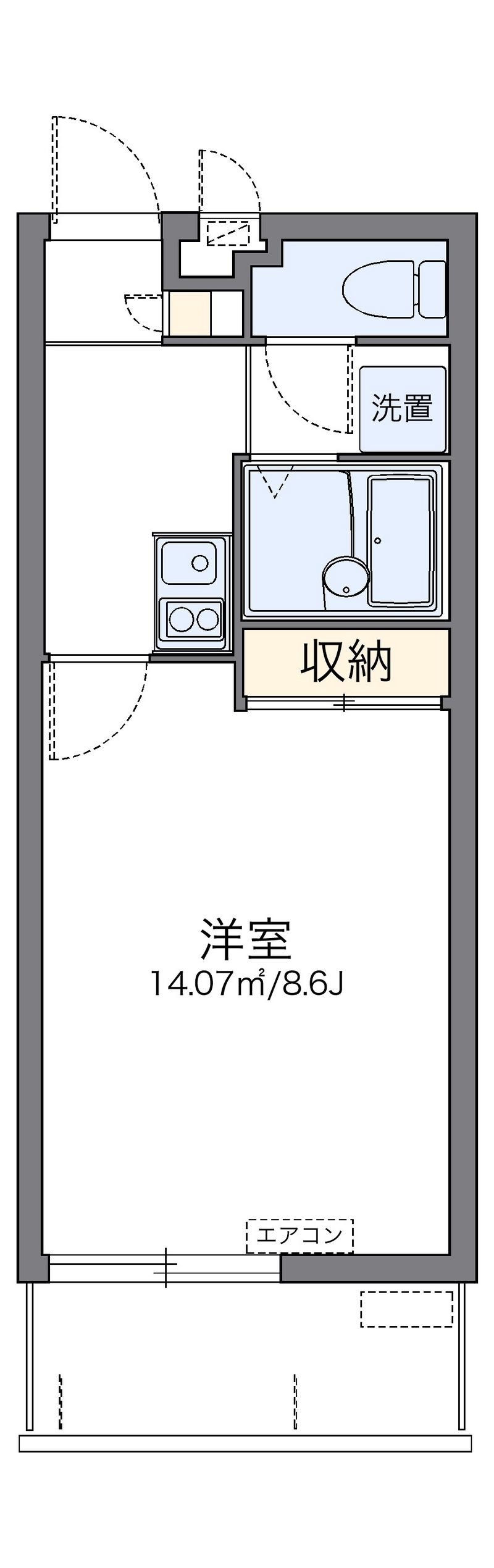 レオネクストプランドール真嘉比 間取図