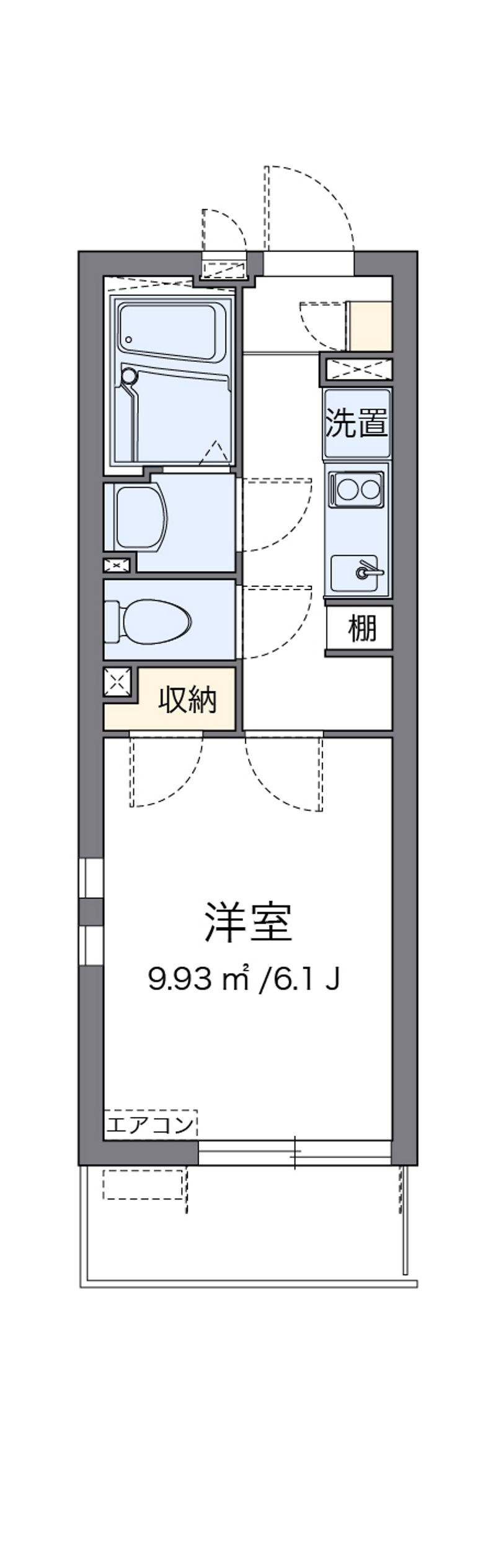 クレイノスペランツァⅡ号館 間取り