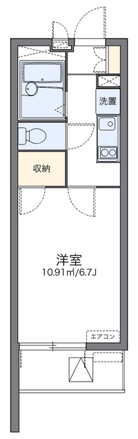 レオパレスヴァンルミエール 間取り図