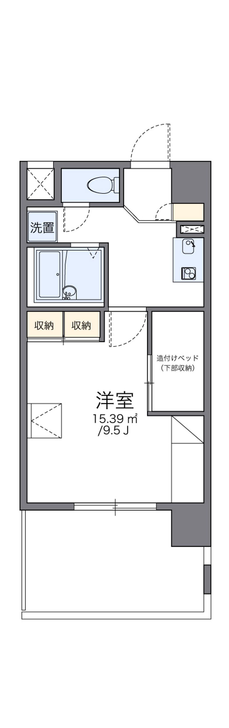 レオパレスＲＥＺＯＮ中百舌鳥 間取図