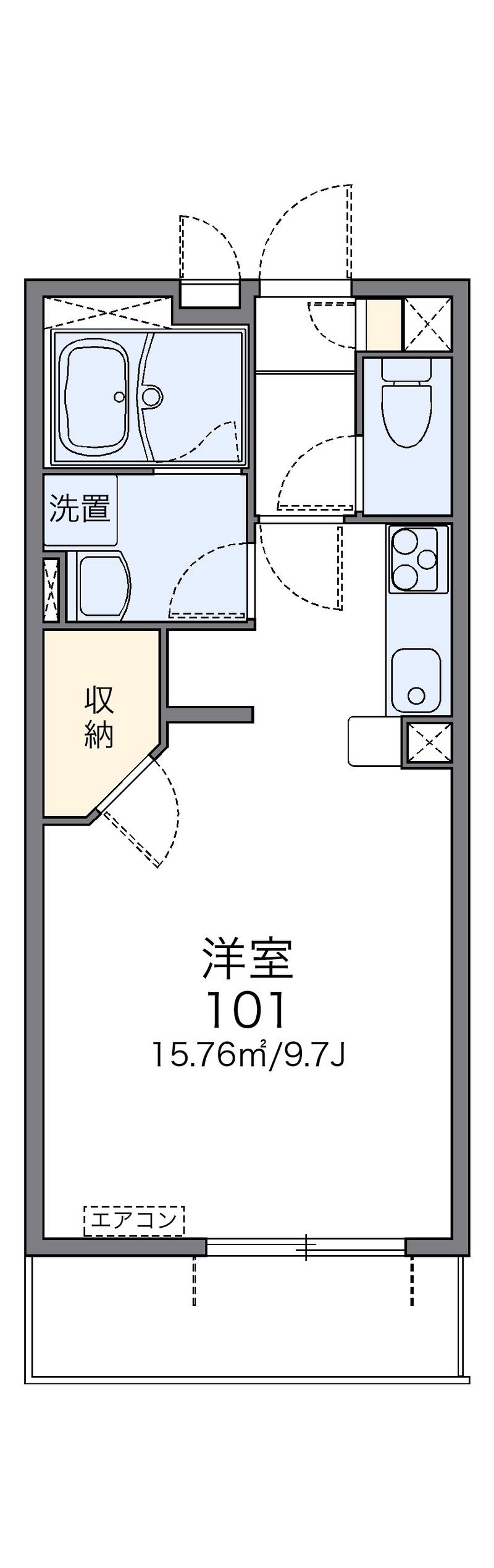 レオネクスト住吉２番館 間取図