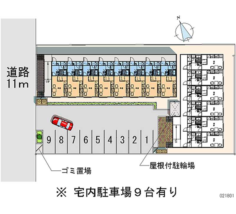 21801 Monthly parking lot