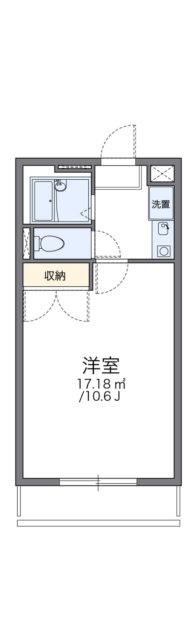レオパレス深田 間取図