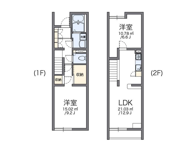 レオパレスコヅチⅡ 間取図