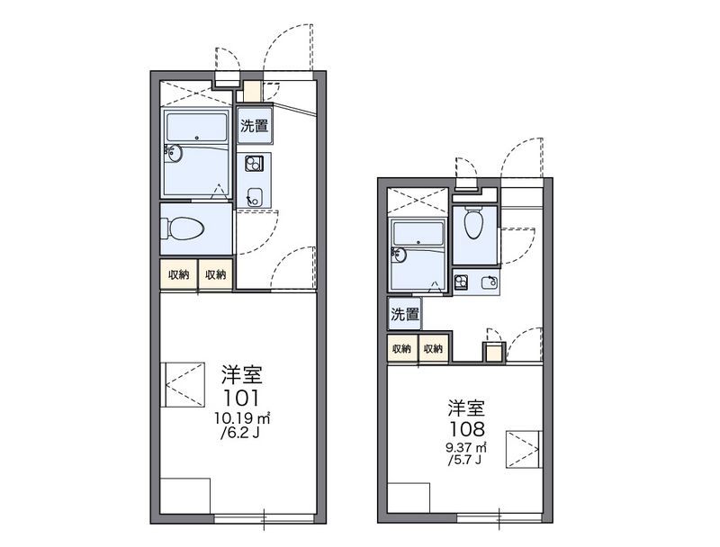 レオパレスＷＥＳＴＩＮ 間取図