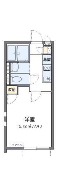 クレイノブルーコーポⅡ 間取り図