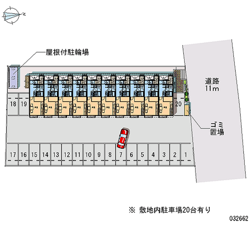 32662 Monthly parking lot