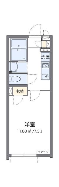 クレイノブルーコーポⅡ 間取り図