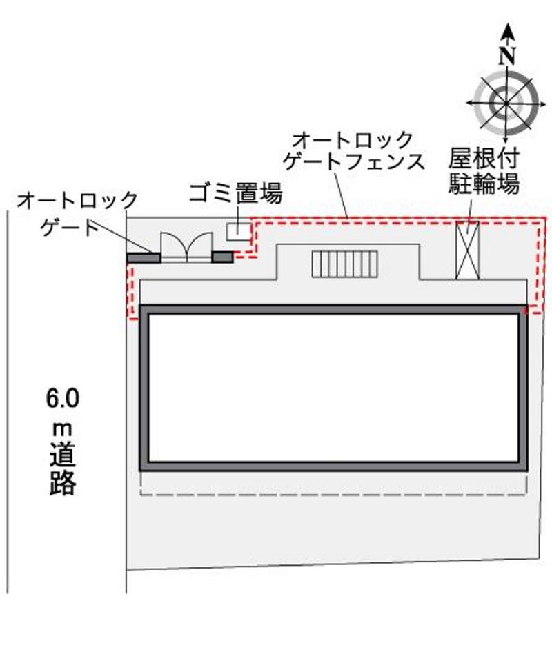 レオパレスドリーミー浜松 配置図