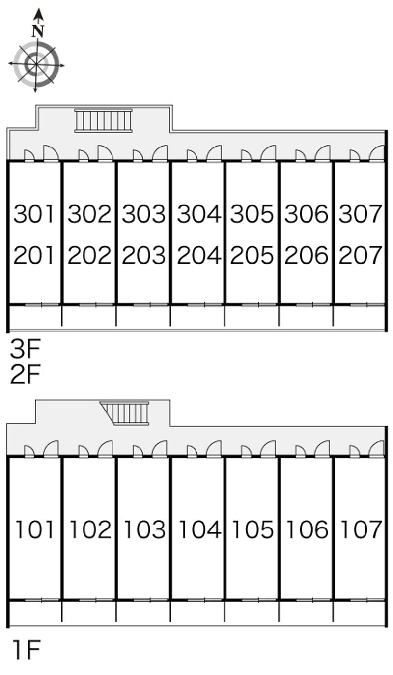 レオパレスＳＵＮ 間取配置図