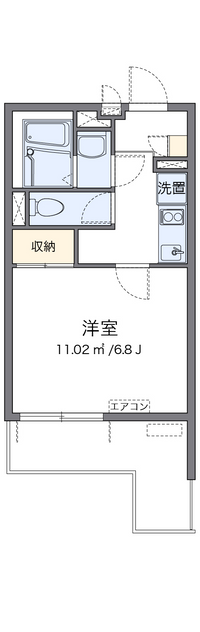 クレイノエスポワールＫ 間取り図