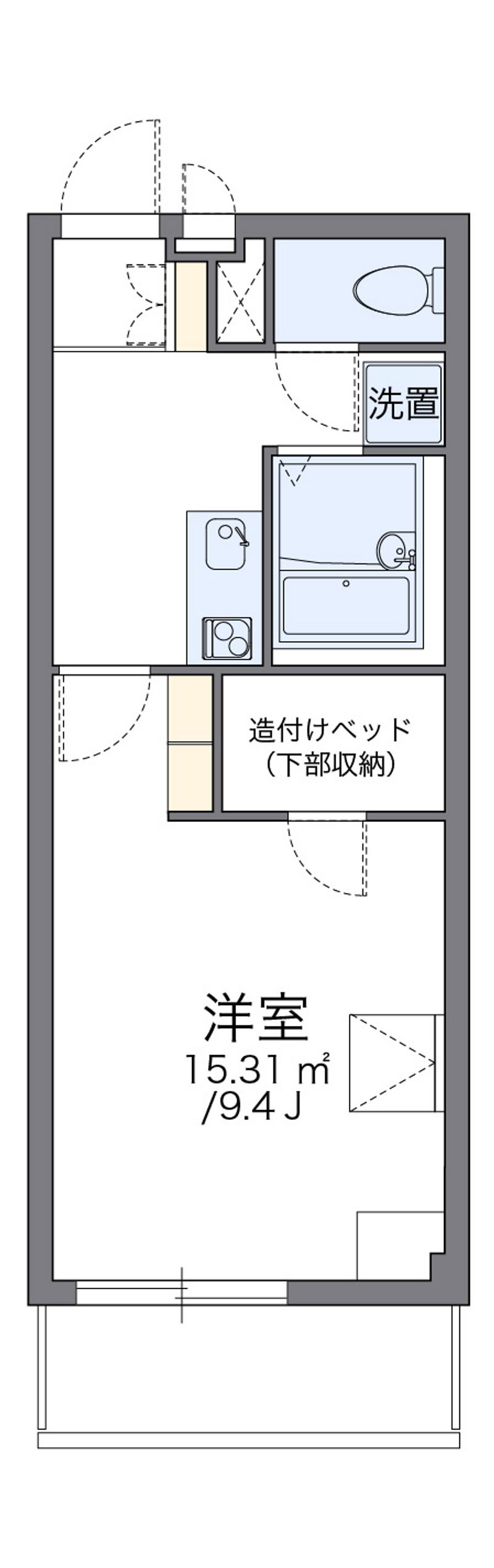 レオパレスセンター　ヴィレッジ 間取図