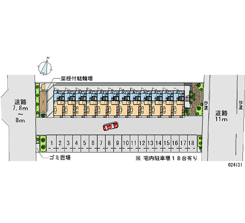 24131 Monthly parking lot