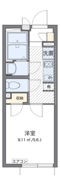 クレイノフェリス金町 間取り図