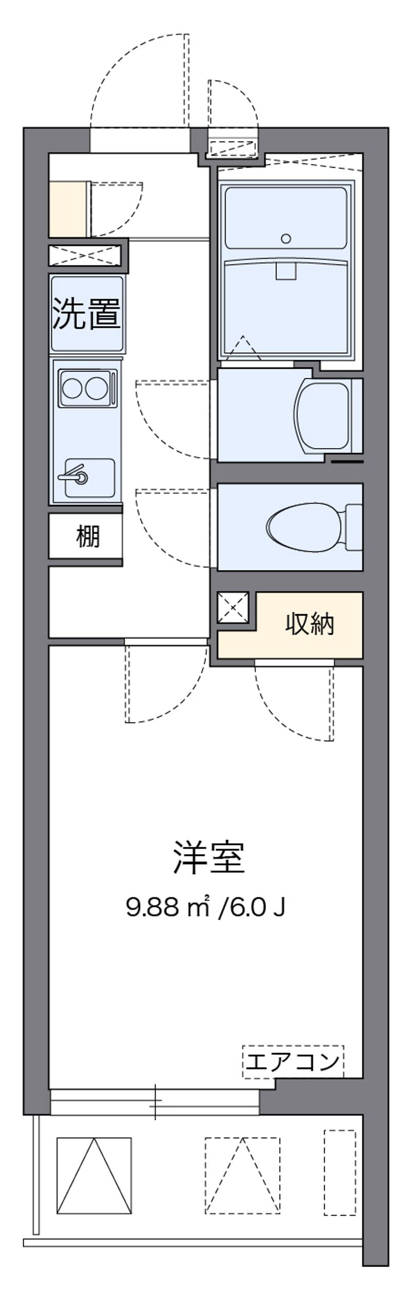 クレイノタウニー　高円寺 間取図