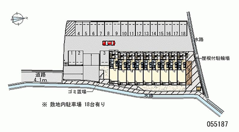 55187 bãi đậu xe hàng tháng