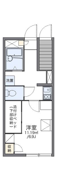 レオパレスシエスタ 間取り図