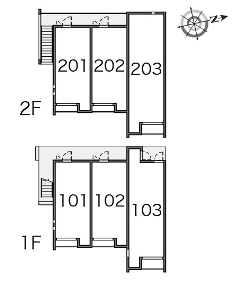 クレイノカレン 間取り配置図