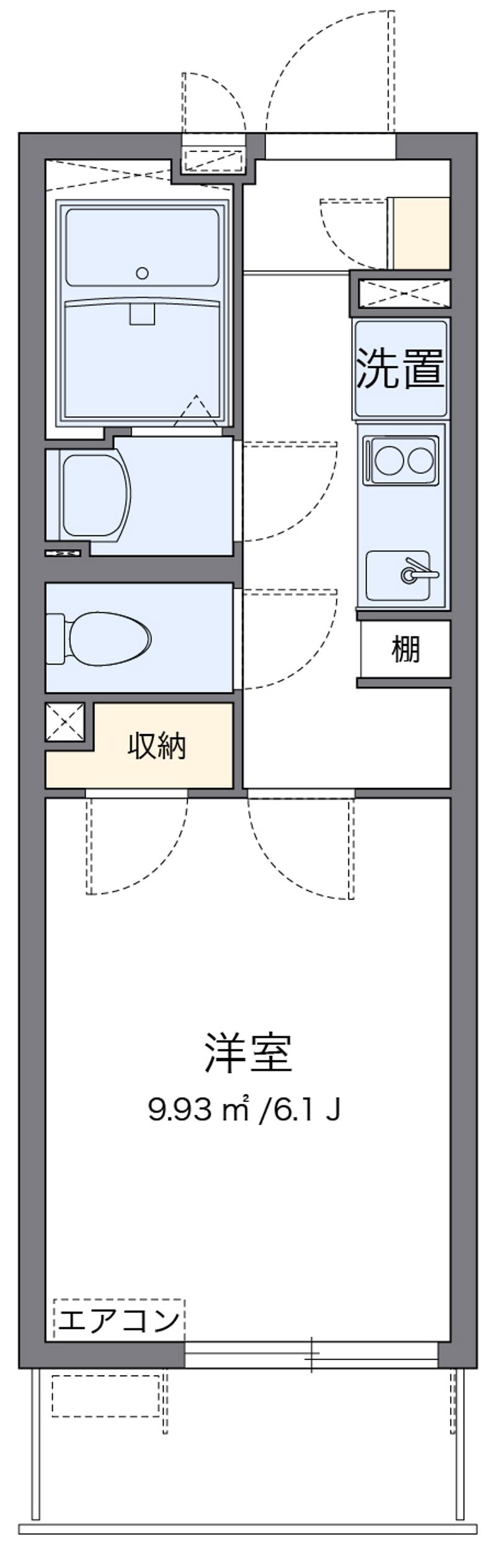 クレイノ緑園 間取図