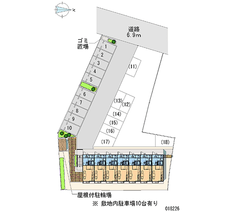 18226月租停车场