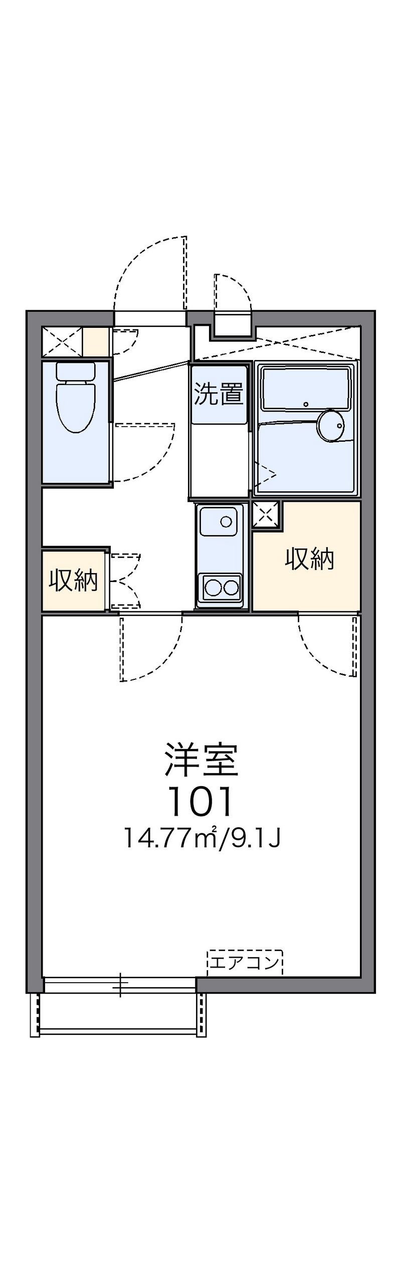 レオネクストシャローｆ 間取図