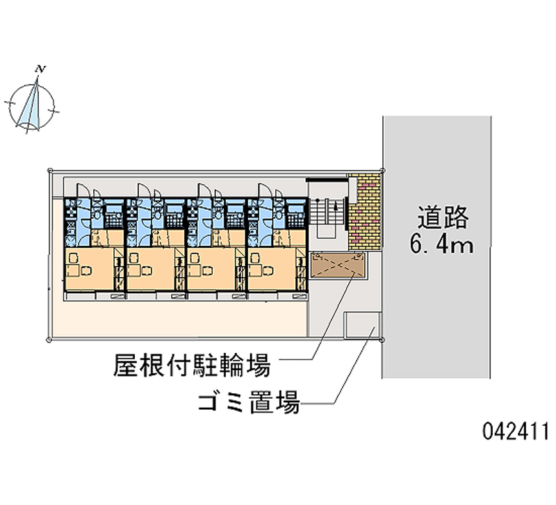 レオパレスフィンエアー 区画図