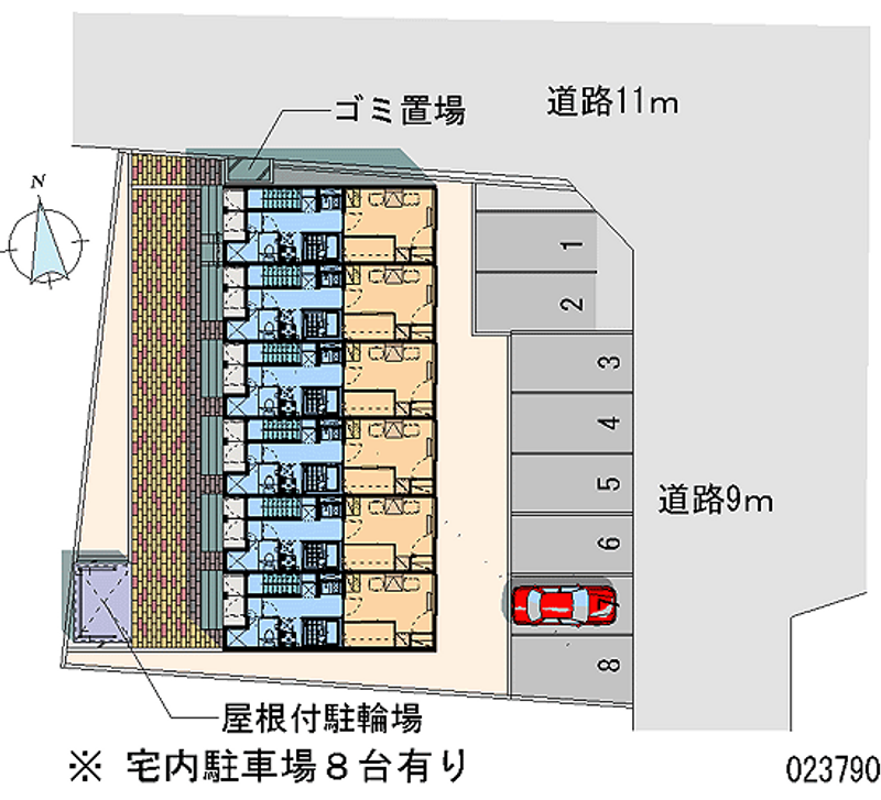 レオパレス青柳町 月極駐車場