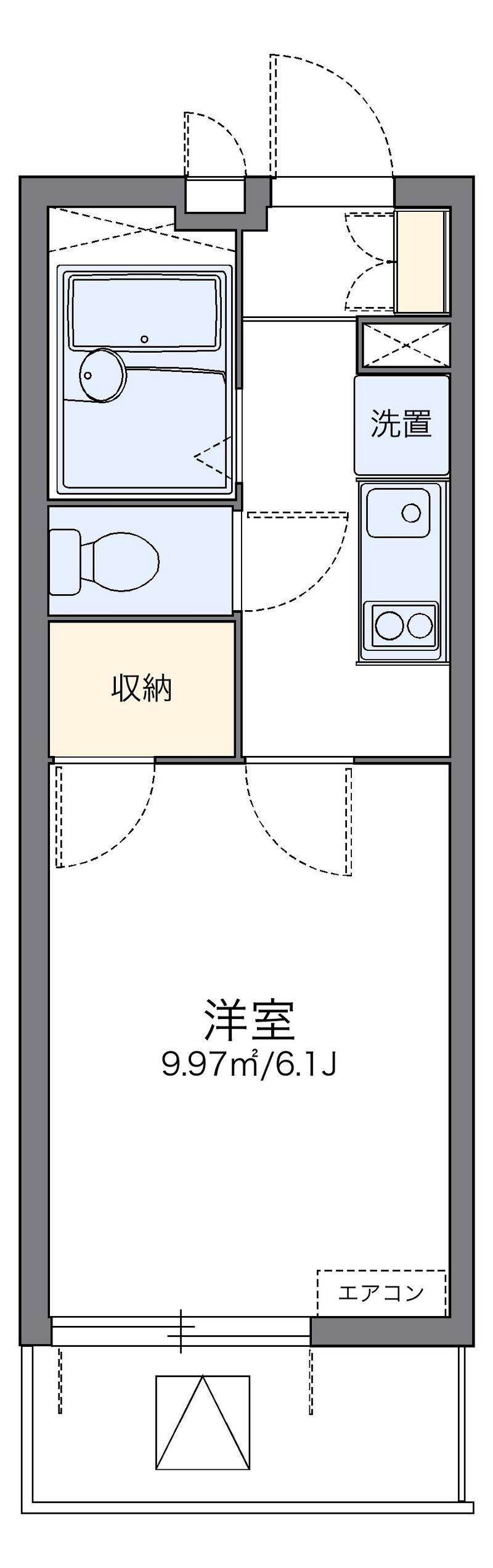 レオパレスシーズ 間取図